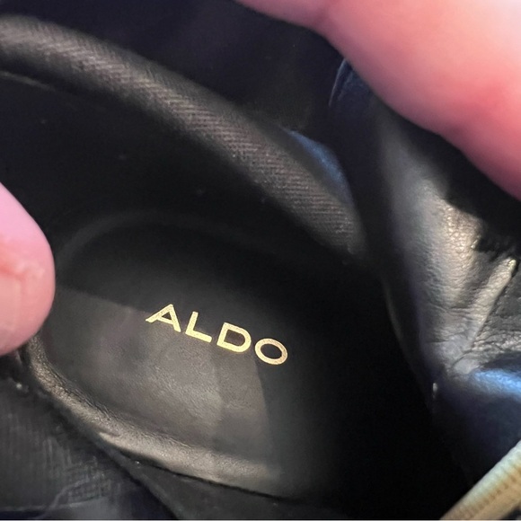 ALDO Aurellane Faux Snakeskin Pattern Yellow Black Booties Womens Size Size 9 - Picture 8 of 9